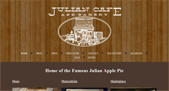 Desktop Screenshot of juliancafe.com